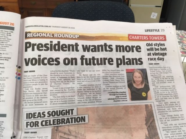 New Committee & New President of the Chamber of Commerce & Mines