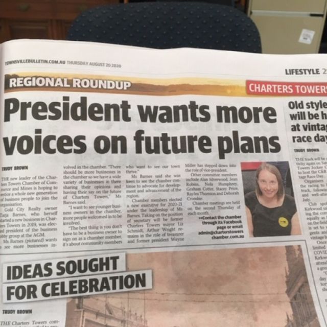 New Committee & New President of the Chamber of Commerce & Mines